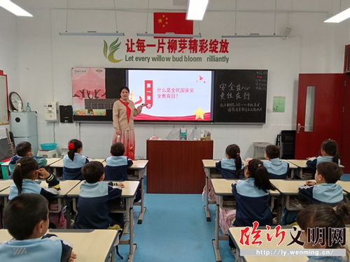 兰山 柳青苑小学开展全民国家安全教育日活动